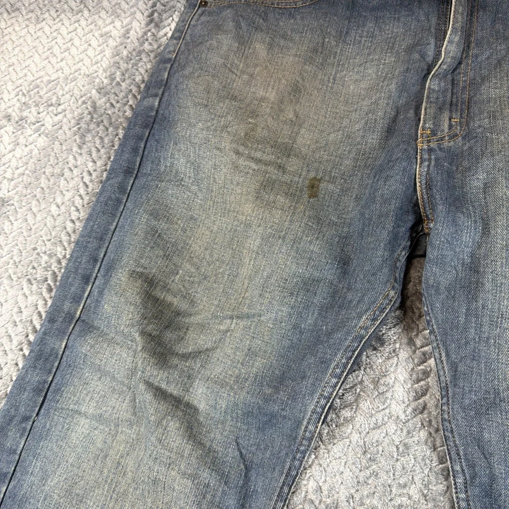 Signature Levis‎ Strauss Jeans Mens 40x30 Blue Dark Wash Cotton Stretch Athletic